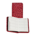 Tooled Calfskin Leather Mini Personal Telephone / Address Book